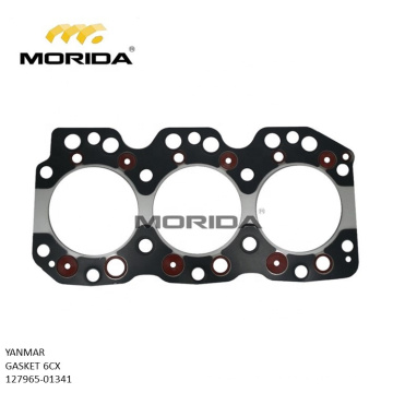 6CX 127695-01341 head gasket for YANMAR